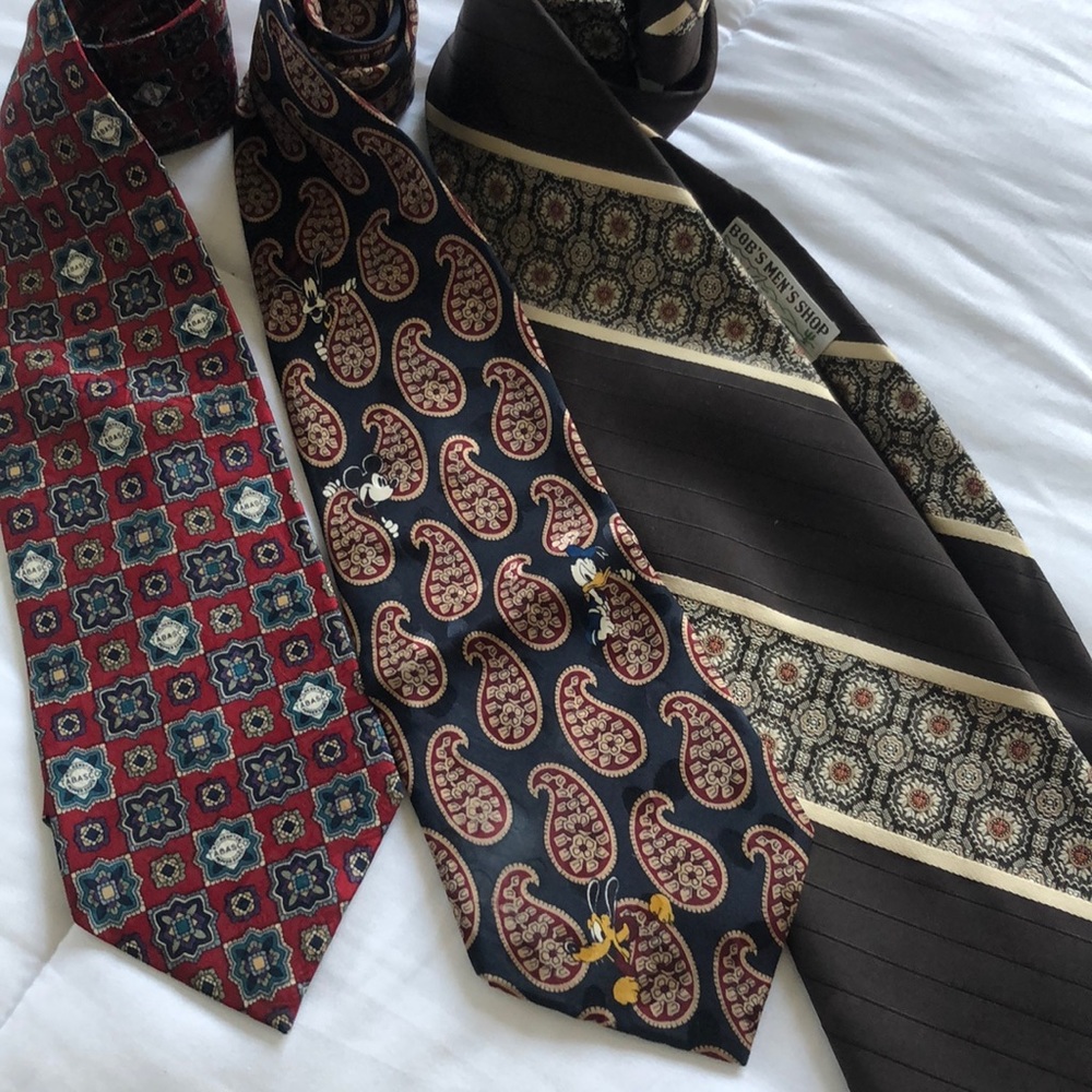 Bundle of Three Cute men’s Ties
